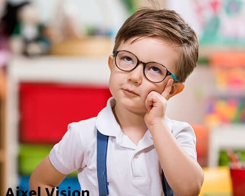 les enfants et les lunettes avec Aixel Vision Ophtalmologie